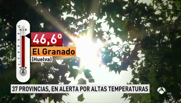 El Andévalo llega a los 40 grados en plena ola de calor en !otoño!