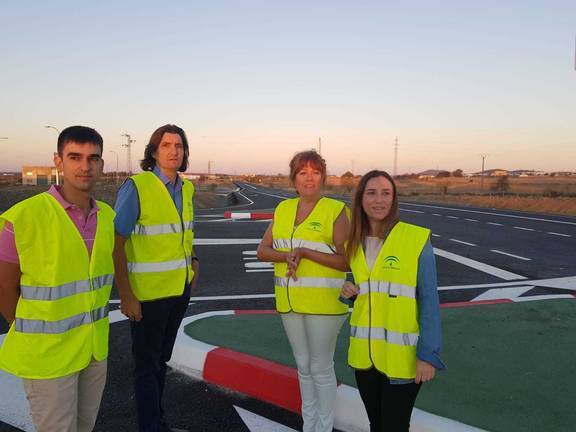Las obras de mejora de la carretera A-490 entre San Bartolomé y Castillejos alcanzan el 80% de ejecución
