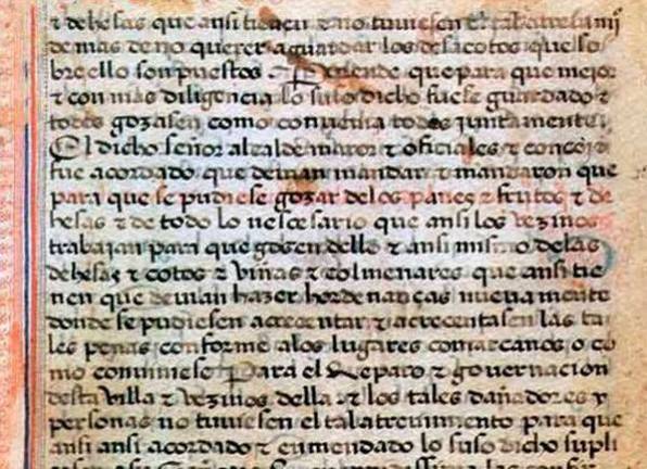 La conservación del medio rural hace más de 500 años