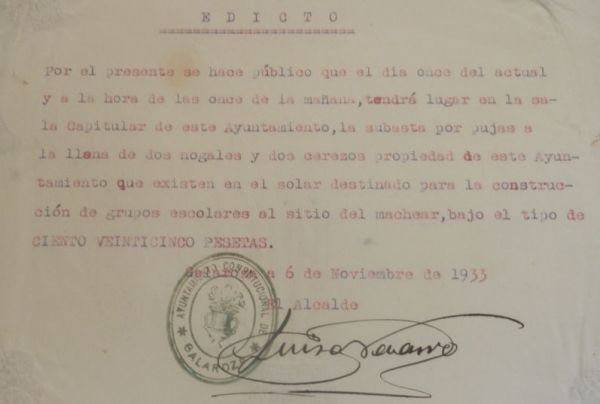 El Ayuntamiento de Galaroza quiere rescatar la memoria histórica del pueblo