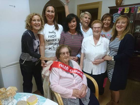 La calañesa Matilde García cumple 100 años