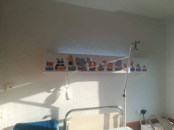 El Hospital de Riotinto renueva la planta de Pediatría para dar más comodidad a los niños ingresados