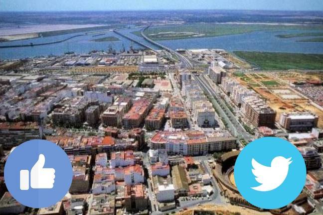 Huelva se cuela en el ‘Top ten’ de las ciudades con más porcentaje de usuarios de Facebook y Twitter
