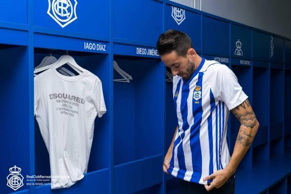 Los jugadores del Recreativo por fin podrán tener camisetas personalizadas