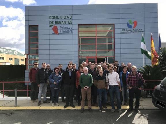 Agricultores belgas aprenden del sistema de regadíos de la comunidad de Palos