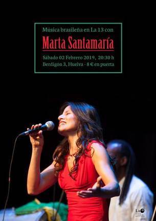 Marta Santamaría recala el próximo sábado en La 13