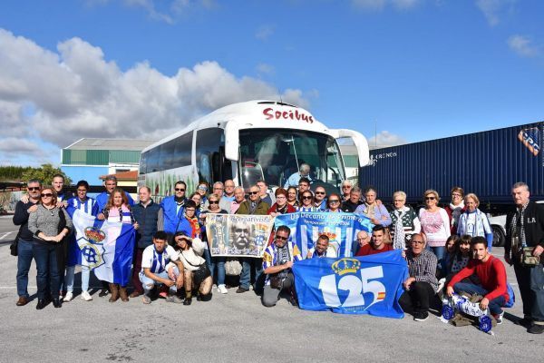 La afición del Recreativo vuelve a la carretera