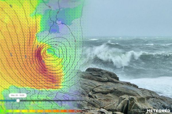 La ciclogénesis explosiva ‘Gabriel’ amenaza a media España y dejará lluvias en Huelva