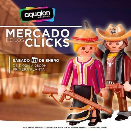 Aqualon acoge este fin de semana un gran Mercadillo de Clicks para coleccionistas