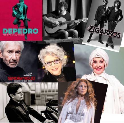 Depedro, Revólver, José Sacristán, Kiti Manver, Concha Velasco y Lolita Flores, en el Gran Teatro
