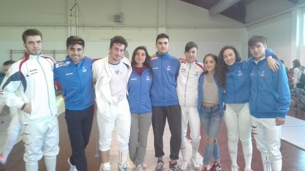 Ocho medallas para el Club Esgrima Huelva en la Copa de Andalucía