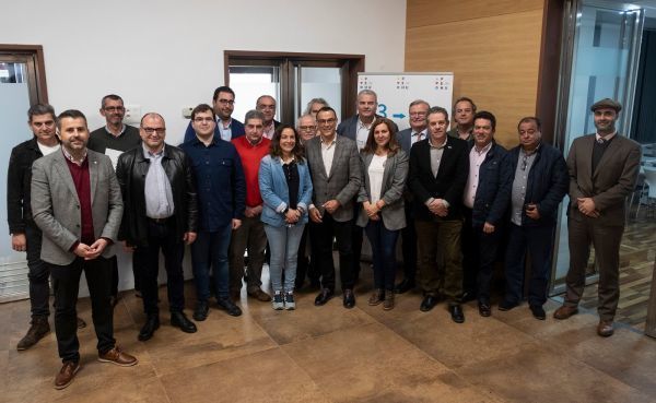 Caraballo se reúne con el sector agroalimentario para sumar apoyos a la protesta de las infraestructuras