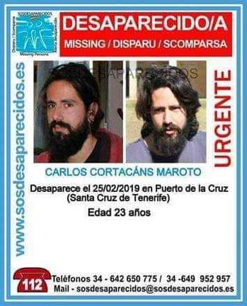 Encontrado en buen estado el vecino de Galaroza desaparecido en Tenerife