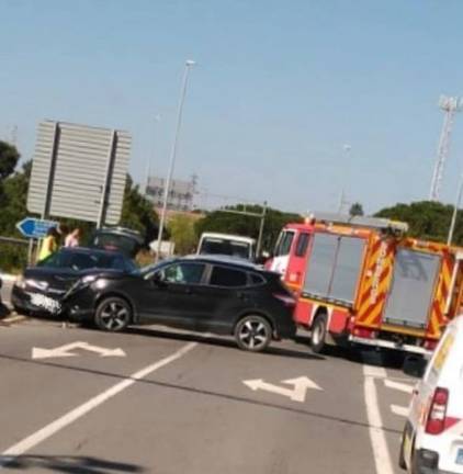 Un herido en un accidente de carretera en la A-49 en Lepe