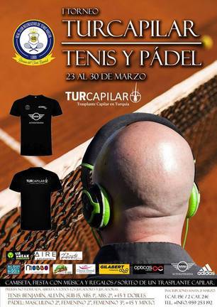 Premio con un trasplante capilar en Turquía en un torneo del Real Club de Tenis Huelva