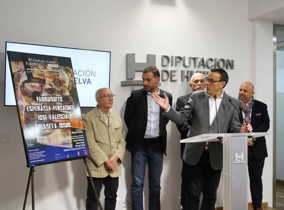 Cartel de lujo para la 45 Edición del Festival de Cante Flamenco de Moguer