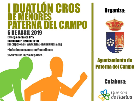 Paterna del Campo acoge el I Duatlón Cross de Menores el 6 de abril