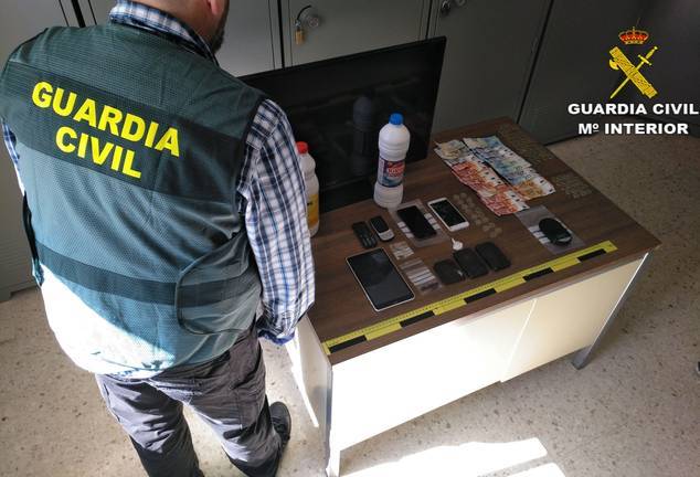 Desmantelado un punto de venta de drogas en Punta Umbría