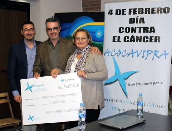 Respaldo de la Asociación contra el Cáncer de Higuera a la investigación oncológica andaluza