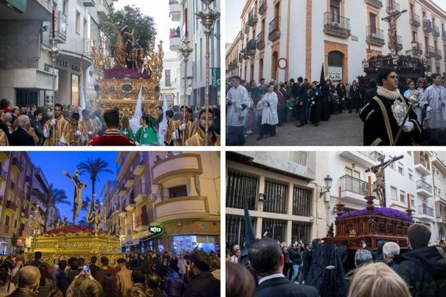 Un Jueves Santo mirando al cielo: Vera Cruz y Oración, Misericordia, Buena Muerte y Judíos