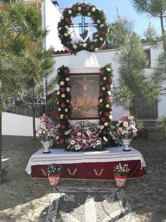Almonaster inicia su mes de mayo de Cruces en Aguafría