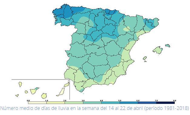 Aemet aleja las posibilidades de lluvia para la Semana Santa de Huelva