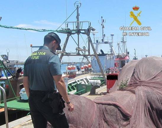 Detenido por el robo de 2.620 kilos de plomo de las artes de pesca en Punta Umbría