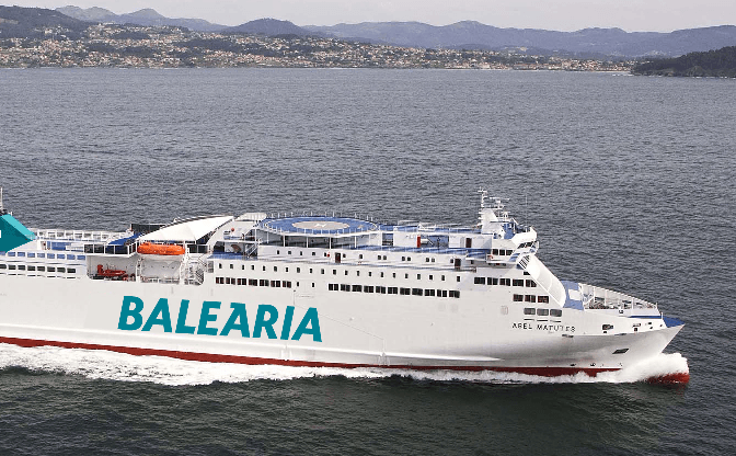 Baleària y Fred. Olsen Express cambian el buque y los horarios de la ruta Huelva Canarias