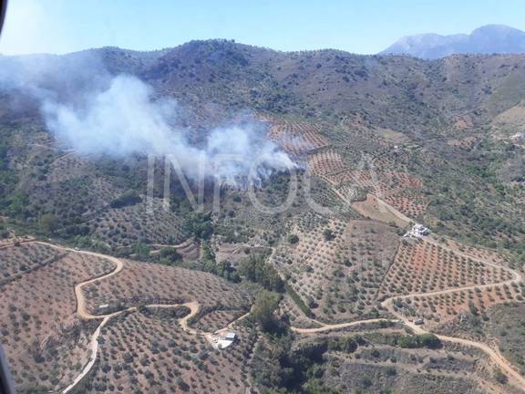 Declarado un incendio forestal en el paraje La Borrachuela de Almonte