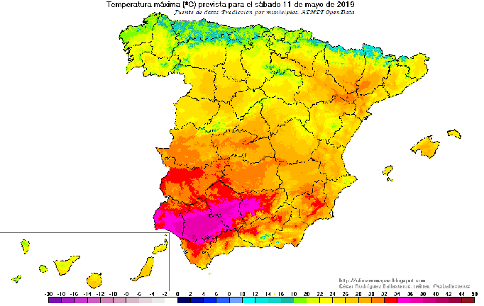 Huelva sufrirá la primera ola de calor de la temporada el próximo fin de semana
