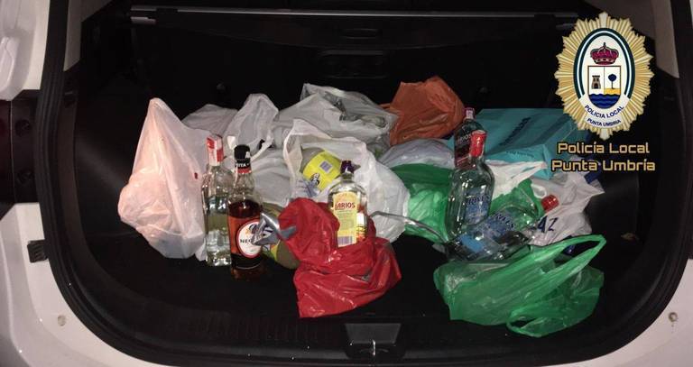 Punta Umbría impone 30 denuncias por botellón en un solo día
