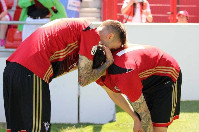 El Mirandés pierde al goleador del primer partido contra el Recreativo