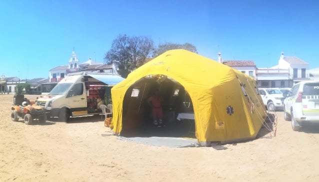 Siete caballos muertos y 1.159 atenciones sanitarias en El Rocío