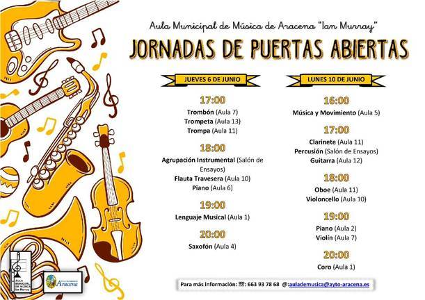 Teatro y música para el fin de semana en Aracena