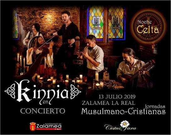 Zalamea albergará tres conciertos de la mejor música folk, celta e irlandesa