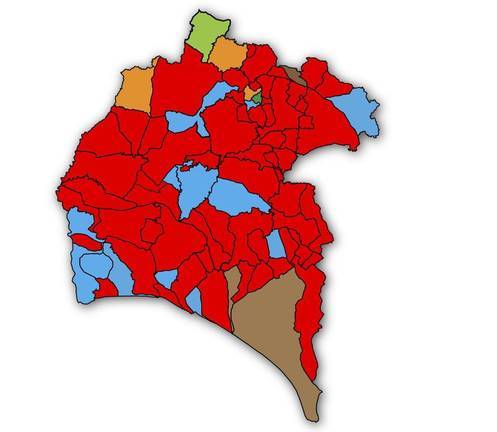 Huelva estrena 27 alcaldes