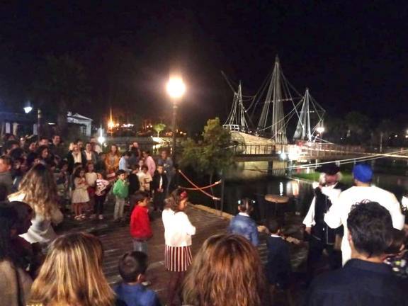 ‘Las Estrellas de Colón’ conmemoran en el Muelle los 50 años de la llegada a la Luna