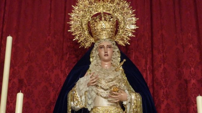 Aparece en el Pantano de Aracena la Corona de la Virgen del Mayor Dolor robada hace un año
