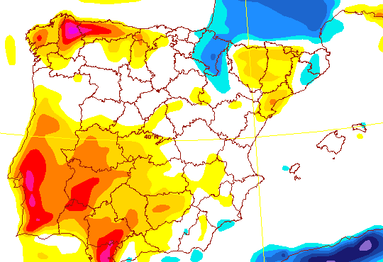 Activado el aviso amarillo en El Andévalo y El Condado por altas temperaturas