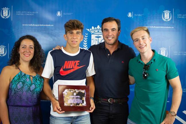 Bollullos presume de tener un jugador en el Atlético de Madrid