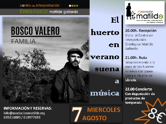 Visita a huertos, gastronomía y música en Minas de Riotinto