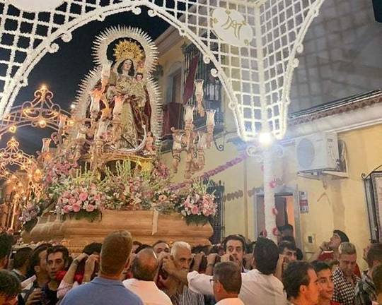 Roban las joyas más valiosas de la Virgen del Socorro, Patrona de Rociana