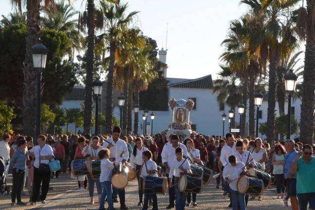 Palos celebra este mes las Fiestas y la Romería en honor a la Virgen de los Milagros