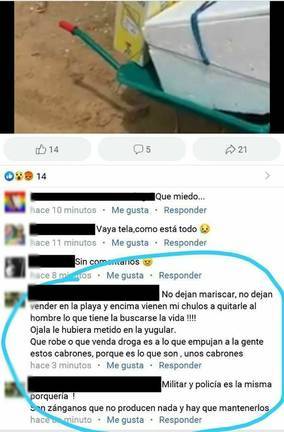 Detenido por un delito de odio por un comentario en Facebook contra el jefe de la policía de Punta