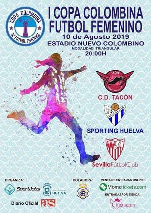 El Sporting de Huelva presenta su nuevo equipo en la Copa Colombina