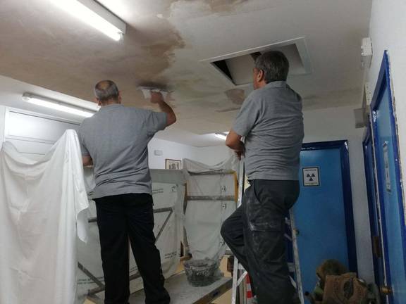 El Hospital Infanta Elena realiza obras para mejorar la comodidad de pacientes y familiares