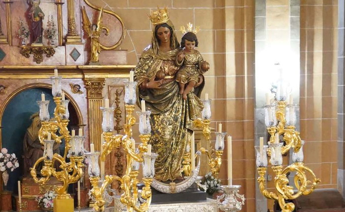 La Virgen de la Granada recorre mañana por primera vez las calles de Moguer