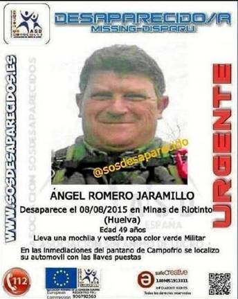 Se cumplen cuatro años de la extraña desaparición de Ángel Romero Jaramillo
