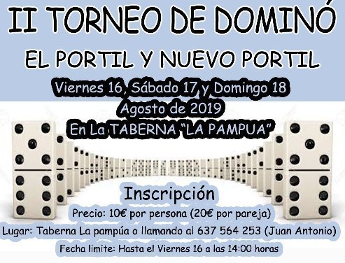 II Torneo de Dominó El Portil-Nuevo Portil
