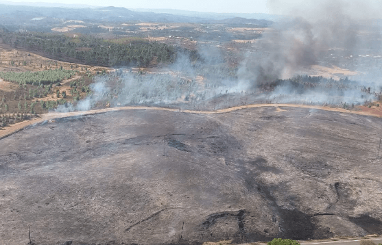 Extinguido el incendio forestal de Valverde, que afecta a unas 8,2 hectáreas